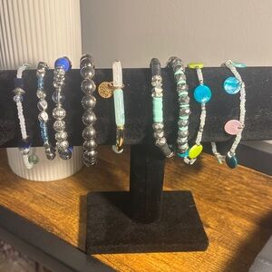 Colorful Beaded Bracelets Set